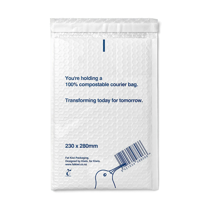 Compostable 230x280mm Bubble Mailers (Case)