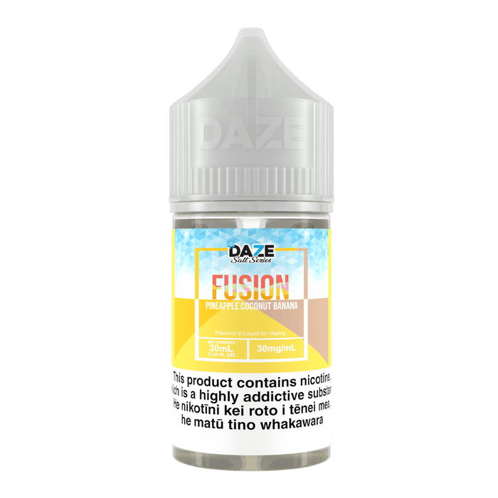 7DAZE Fusion Iced Salts - Pineapple Coconut Banana - Vapoureyes