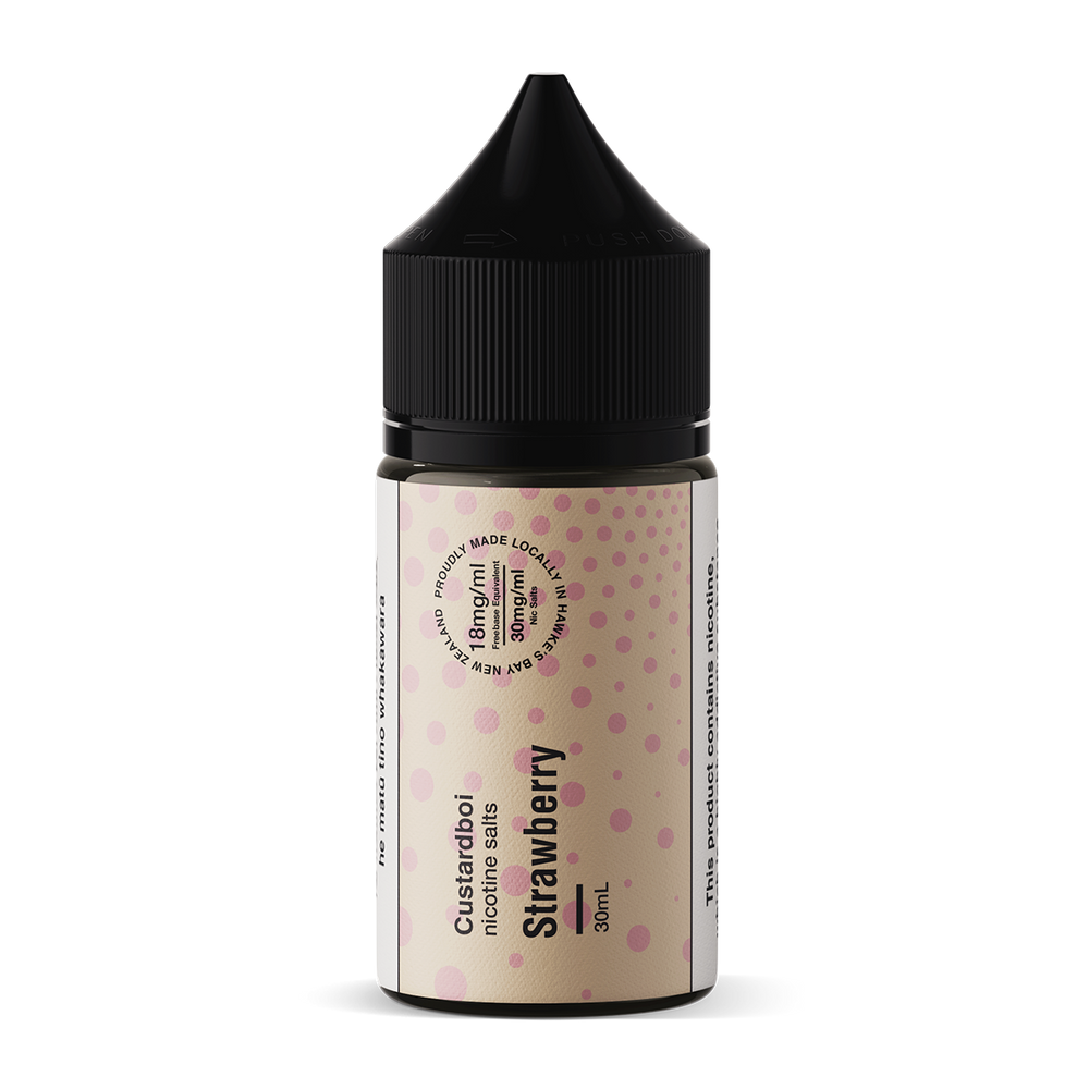 Custardboi Salts - Strawberry - Vapoureyes
