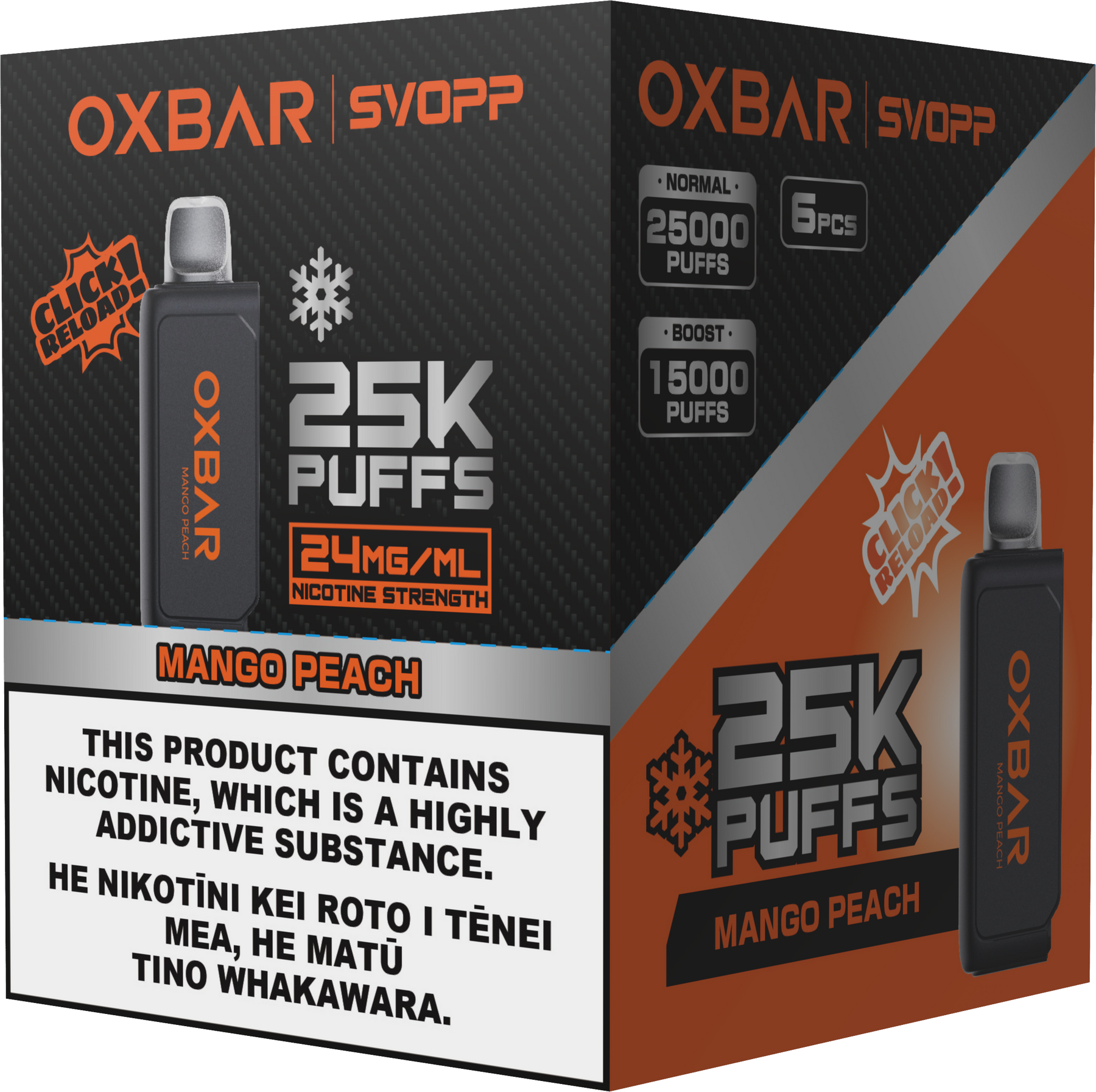 OXBAR SVOPP Pod Launch Carton - Mango Peach