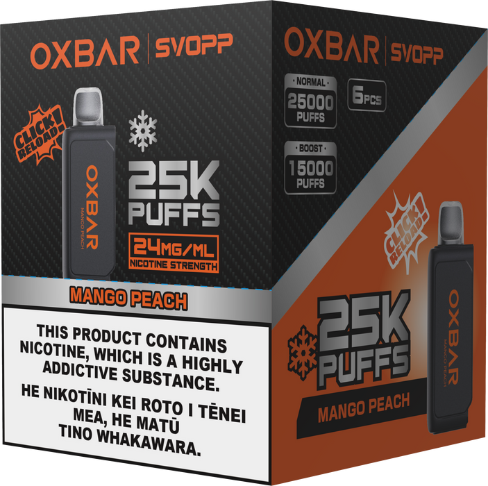 OXBAR SVOPP Pod Launch Carton - Mango Peach