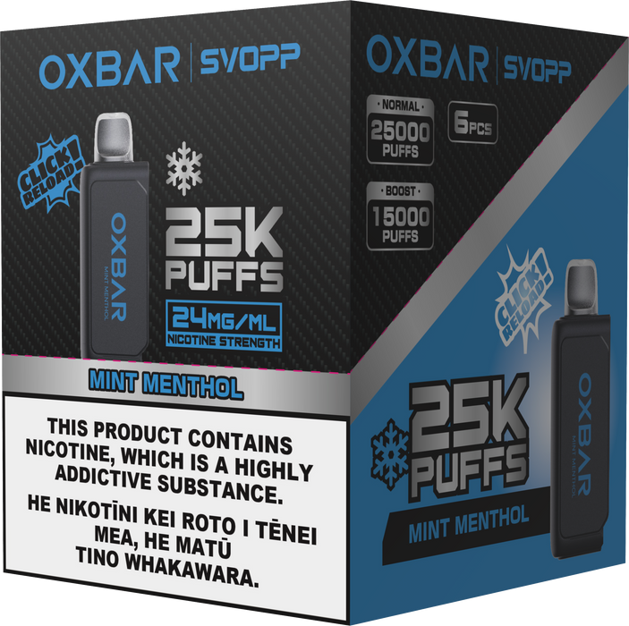OXBAR SVOPP Pod Launch Carton - Mint Menthol