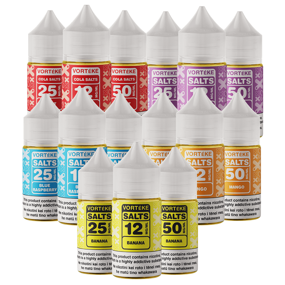 Vorteke Maxx Salts Full Range Sample Pack — Vape Traders NZ