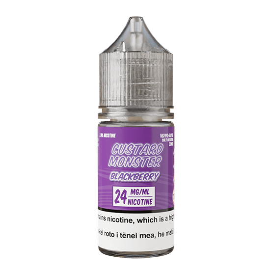 Custard Monster Salt - Blackberry - Vapoureyes