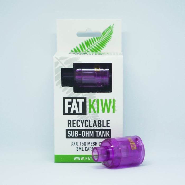 Fat Kiwi - Recyclable Sub-Ohm Tank (3 Pack) - Vapoureyes