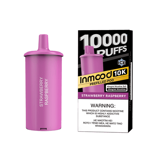 Inmood 10K Prefilled Pod - Strawberry Raspberry - Vapoureyes