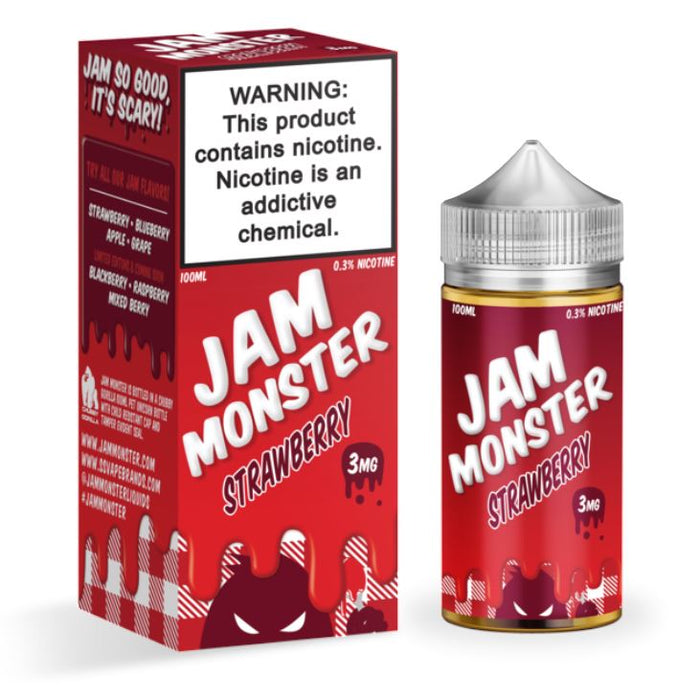 Jam Monster - Strawberry - Vapoureyes