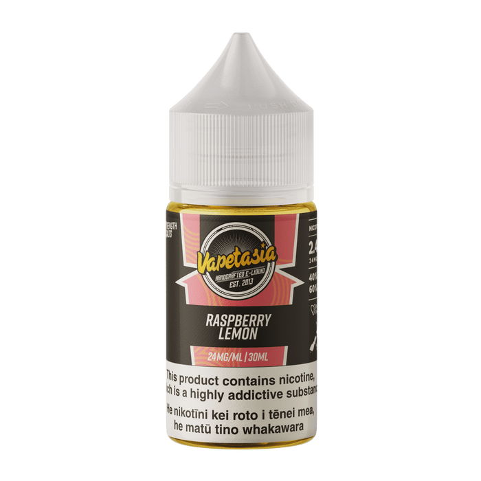 Vapetasia Lemonade Salts - Raspberry Lemon - Vapoureyes