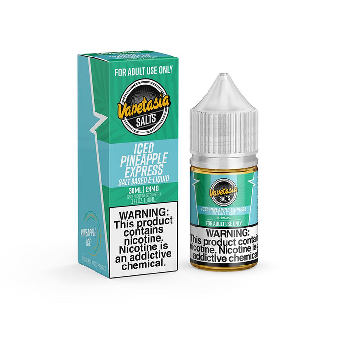 Vapetasia Iced Salts - Pineapple - Vapoureyes