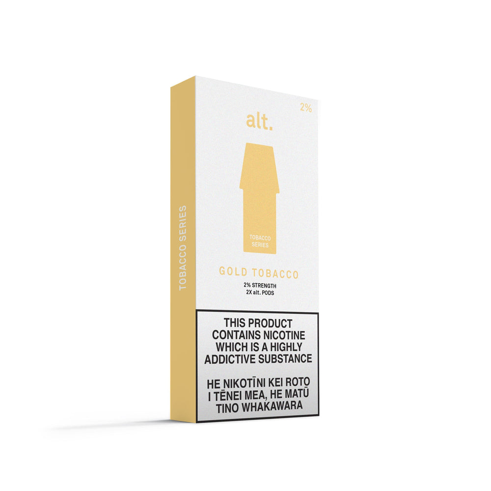 Alt - Gold Tobacco Replacement Pods (2 Pack) - Vapoureyes